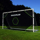 Мішень для футбольних воріт Quickplay Target Net Light 360 х 180 см, чорно-зелена