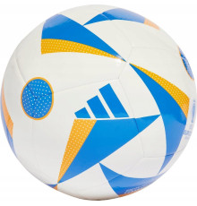 М'яч футбольний Adidas Euro24 Club Fussballliebe IN9371 розмір 4, біло-блакитний