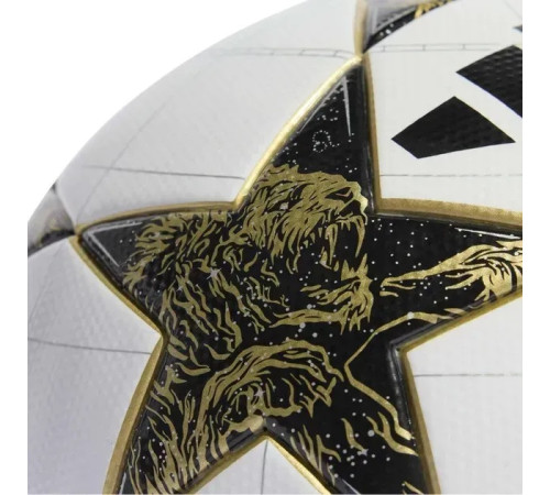 М’яч для футболу Adidas Finale 2026 League FIFA розмір 5, чорно-біле