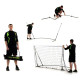 Ворота футбольні Quickplay Kickster 05757 180 х 120 см чорно-білі