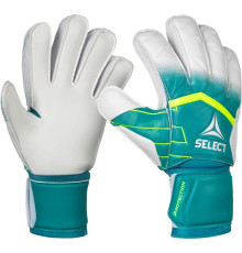 Рукавички воротарські Select Goalkeeper Gloves 04 Protection v26 розмір 7 (17 см), біло-бірюзовий