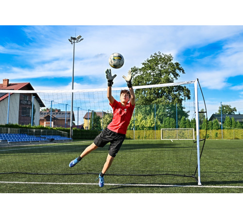 Ворота футбольні Yakimasport Flex 500 х 200 см, білі