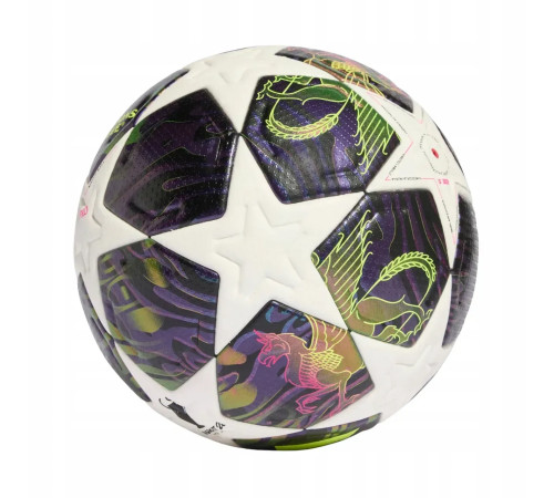 Офіційний футбольний м'яч Adidas UCL PRO 2026 Finale OMB розмір 5, біло-фіолетовий