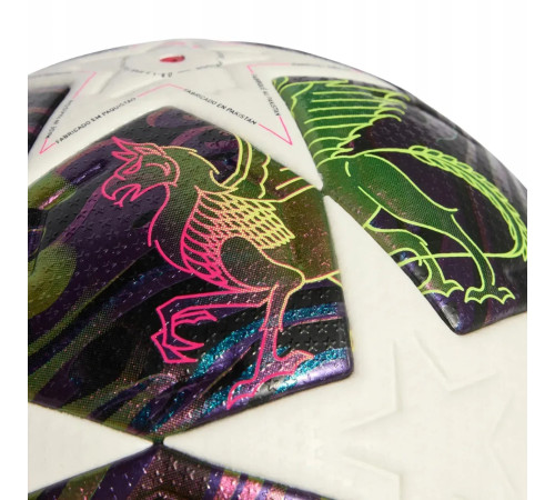 Офіційний футбольний м'яч Adidas UCL PRO 2026 Finale OMB розмір 5, біло-фіолетовий
