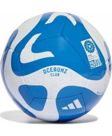 М'яч футбольний Adidas Traning Ball Oceauz Club Ball HZ6933 розмір 5, біло-синій