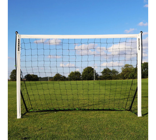 Ворота футбольні Quickplay Kickster 150 х 100 см чорно-білі