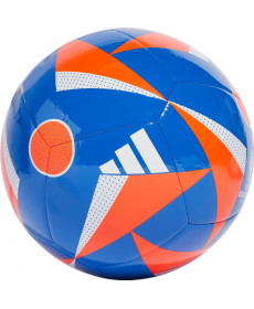 М'яч футбольний Adidas Euro24 Fussballliebe TRN Розмір 5, синьо-помаранчевий