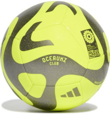М'яч футбольний Adidas BALL Oceauz Club Ball HZ6932 розмір 5, жовто-чорний