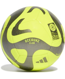М'яч футбольний Adidas BALL Oceauz Club Ball HZ6932 розмір 5, жовто-чорний