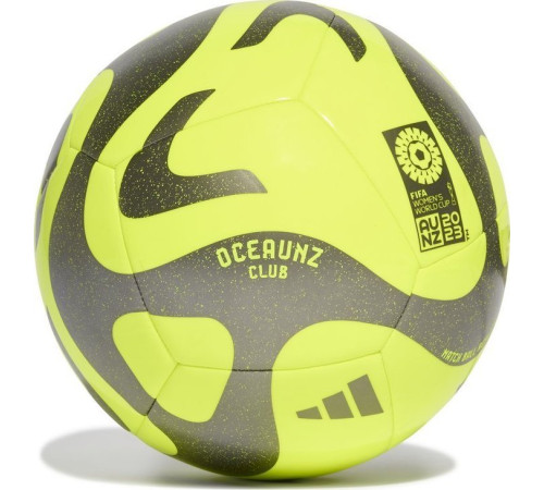 М'яч футбольний Adidas BALL Oceauz Club Ball HZ6932 розмір 5, жовто-чорний М'яч футбольний Adidas BALL Oceauz Club Ball HZ6932 розмір 5, жовто-чорний