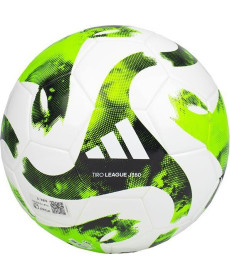 М'яч футбольний Adidas Tiro Junior 350 League HT2427 розмір 5, біло-зелений