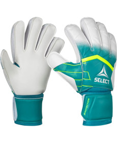 Рукавички воротарські Select Goalkeeper Gloves 04 Protection v26 розмір 5 (16 см), біло-бірюзові