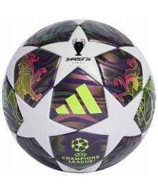 Футбольний м'яч Adidas UCL League 2026 Budapest JX, розмір 4, різнокольоровий