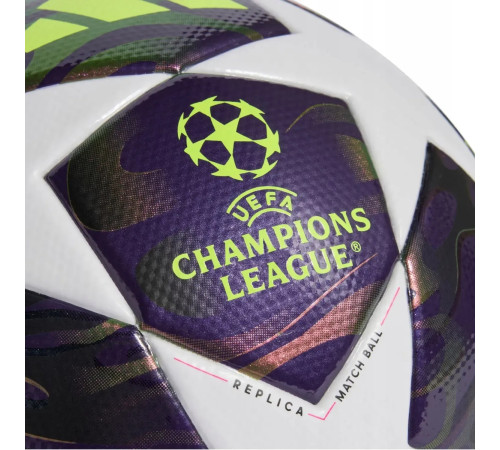 Футбольний м'яч Adidas UCL League 2026 Budapest JX, розмір 4, різнокольоровий