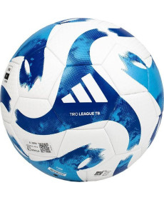М'яч футбольний Adidas Tiro League HT2429 розмір 5, біло-синій