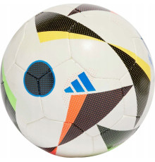 М'яч футбольний Adidas Euro24 Pro TRN Fussballliebe IN9377 розмір 4, чорно-білий