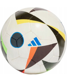 М'яч футбольний Adidas Euro24 Pro TRN Fussballliebe IN9377 розмір 4, чорно-білий