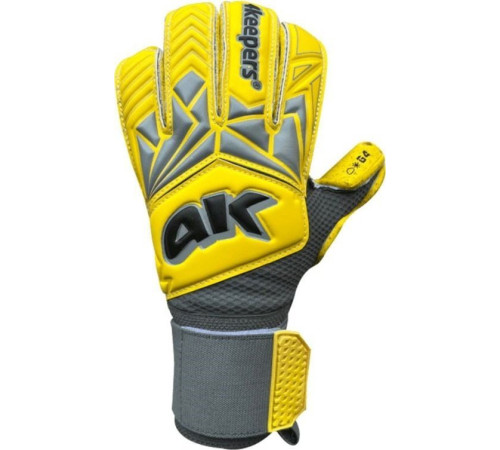 Рукавички воротарські 4Keepers Force V2.23 RF S874708 р. 10, жовто-сірі
