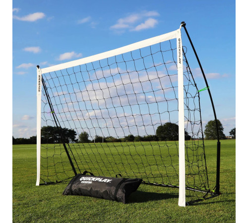 Ворота футбольні QUICKPLAY Kickster 6777 150 х 100 см, чорно-білі
