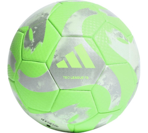 М'яч футбольний Adidas TIRO League HZ1296 розмір 5, зелено-сірий
