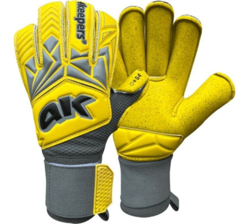 Рукавички воротарські 4Keepers Force V2.23 RF Jr S874716 р. 6, жовто-сірі