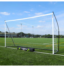 Ворота футбольні QUICKPLAY Kickster Elite 6782 360 х 180 см, чорно-білі