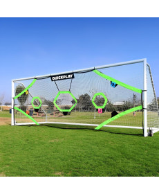 Мішень для футбольних воріт QUICKPLAY TARGET NET PRO 732 х 244 см, чорно-зелена