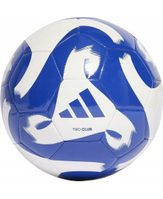 М'яч футбольний Adidas Tiro Club HZ4168 розмір 5, біло-синій
