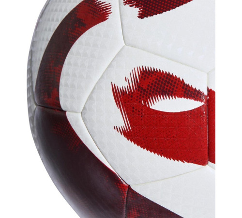 М'яч для футболу Adidas Tiro League термозварений біло-червоний HZ1294 5 М'яч для футболу Adidas Tiro League термозварений біло-червоний HZ1294 5