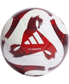 М'яч футбольний Adidas Tiro League HZ1294 розмір 5, біло-червоний