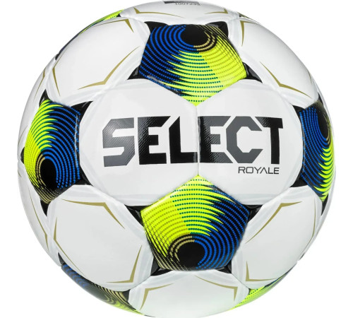 М'яч футбольний Select FB Royale v26 білий, жовтий 4