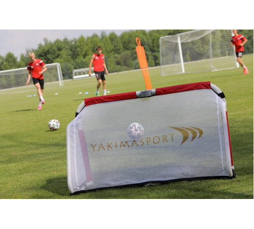 Ворота футбольні Yakimasport ACADEMY 120 х 80 см, червоно-білі Ворота футбольні Yakimasport ACADEMY 120 х 80 см, червоно-білі