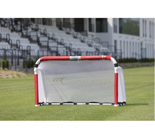 Ворота футбольні Yakimasport ACADEMY 120 х 80 см, червоно-білі Ворота футбольні Yakimasport ACADEMY 120 х 80 см, червоно-білі