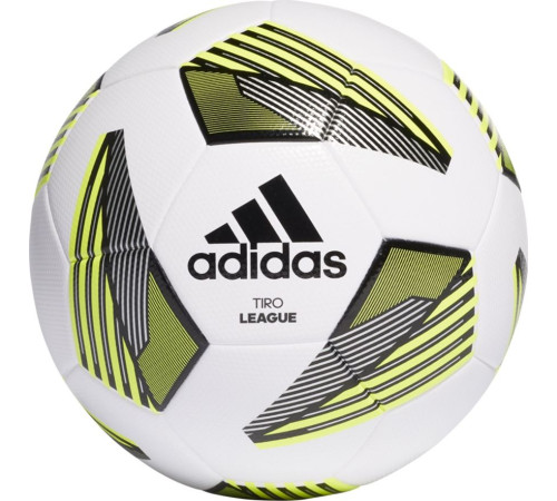 М'яч футбольний Adidas Tiro League TSBE FS0369 розмір 5, біло-жовтий М'яч футбольний Adidas Tiro League TSBE FS0369 розмір 5, біло-жовтий