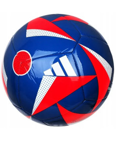 Футбольний м'яч Adidas Fussballliebe Euro 2024 Club розмір 5, синьо-червоний
