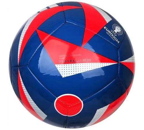 Футбольний м'яч Adidas Fussballliebe Euro 2024 Club розмір 5, синьо-червоний