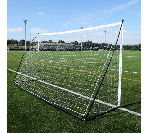 Ворота футбольні QUICKPLAY Kickster Elite 6781 300 х 200 см, чорно-білі