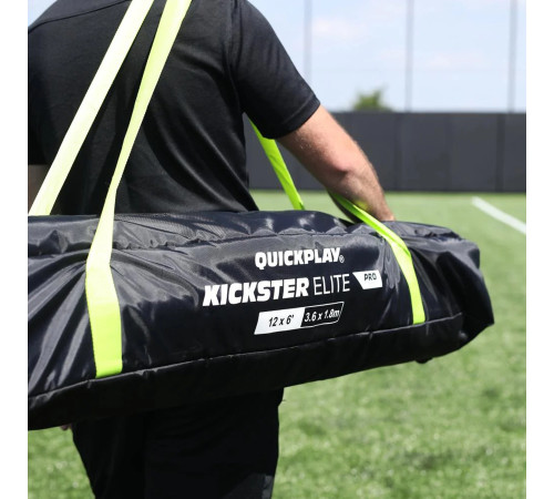 Ворота футбольні QUICKPLAY Kickster Elite 6781 300 х 200 см, чорно-білі