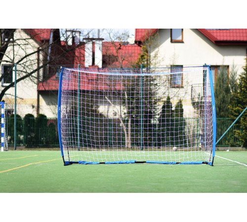 Ворота футбольні Yakimasport UNI 300 x 200 см, біло-сині