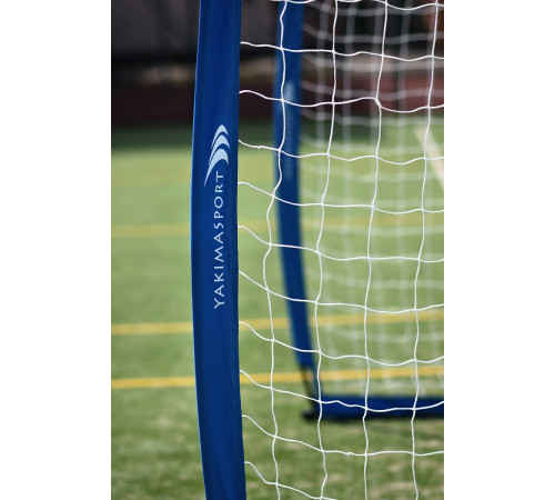 Ворота футбольні Yakimasport UNI 300 x 200 см, біло-сині