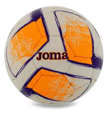 М'яч футбольний Joma DALI II розмір 4, біло-оранжевий