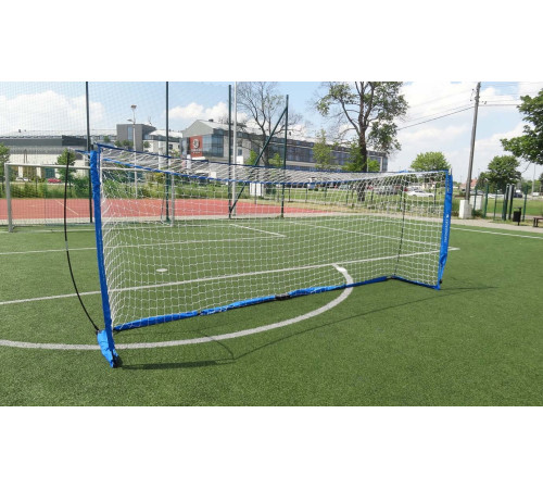 Ворота футбольні Yakimasport UNI 500 x 200 см, біло-сині Ворота футбольні Yakimasport UNI 500 x 200 см, біло-сині