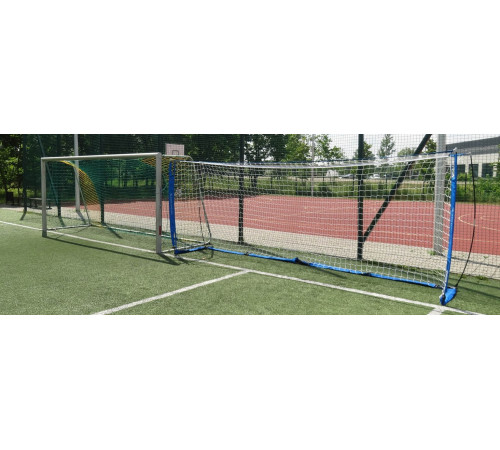 Ворота футбольні Yakimasport UNI 500 x 200 см, біло-сині Ворота футбольні Yakimasport UNI 500 x 200 см, біло-сині