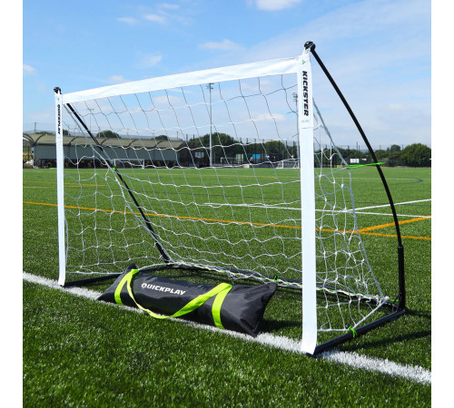 Ворота футбольні QUICKPLAY Kickster Elite 6778 150 х 100 см,чорно-білі