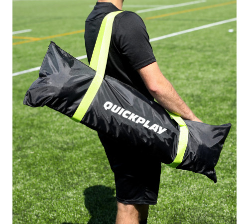 Ворота футбольні QUICKPLAY Kickster Elite 6778 150 х 100 см,чорно-білі