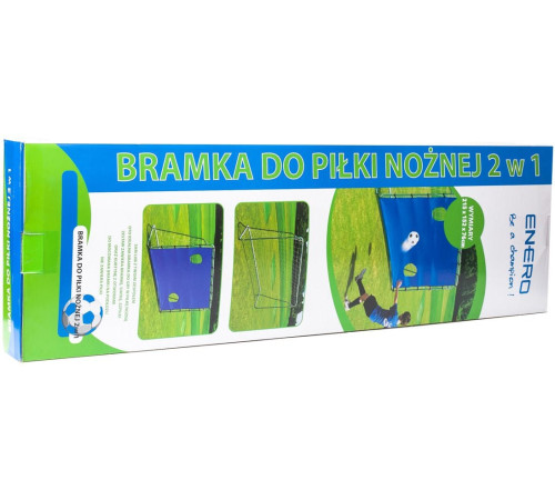Ворота футбольні Enero Goal 215 x 152 x 76 см, біло-сині Ворота футбольні Enero Goal 215 x 152 x 76 см, біло-сині