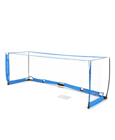 Ворота футбольні Yakimasport UNI SKRZAT 300 x 100 см, синьо-білі