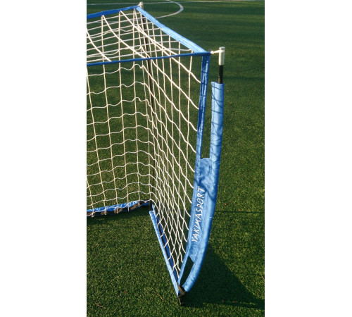 Ворота футбольні Yakimasport UNI SKRZAT 300 x 100 см, синьо-білі