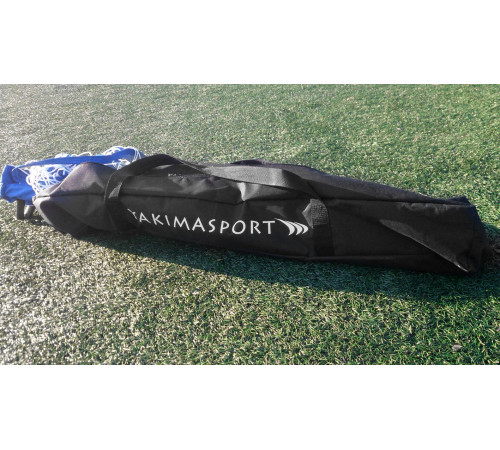 Ворота футбольні Yakimasport UNI SKRZAT 300 x 100 см, синьо-білі