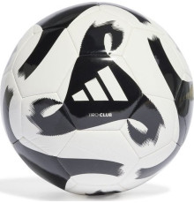 М'яч футбольний Adidas Tiro Club HT2430 розмір 5, чорно-білий